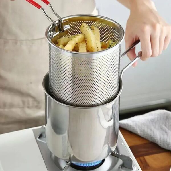Deep Fry Pan Pot 1200ml - Image 3