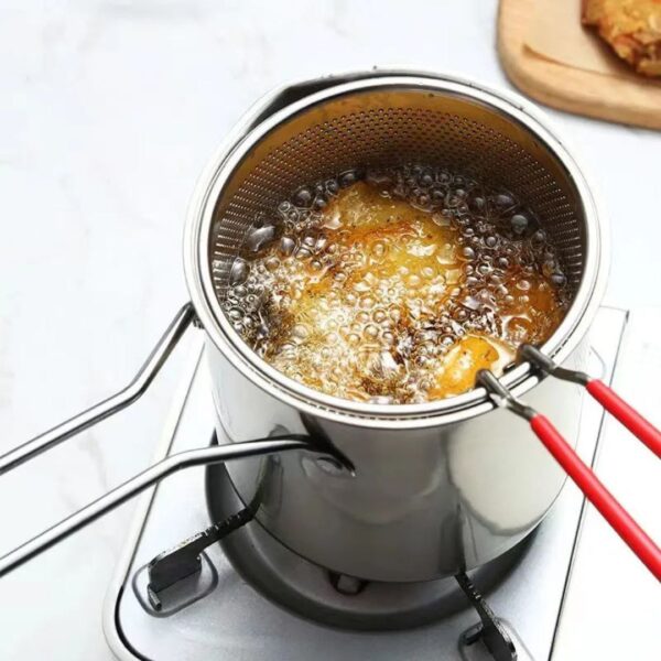 Deep Fry Pan Pot 1200ml - Image 5