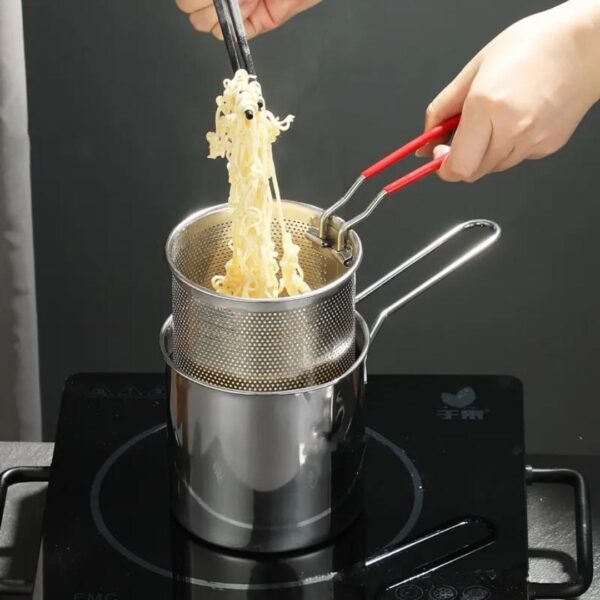 Deep Fry Pan Pot 1200ml - Image 6