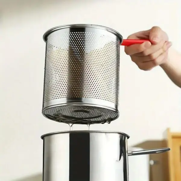 Deep Fry Pan Pot 1200ml - Image 7